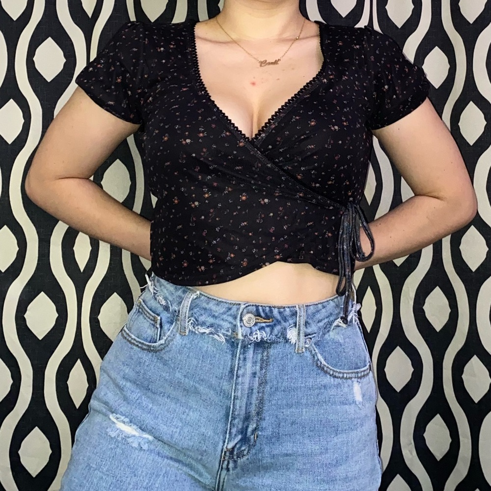 Mesh Surplice T-Shirt